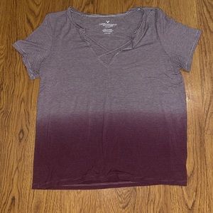 Purple Striped T-Shirt